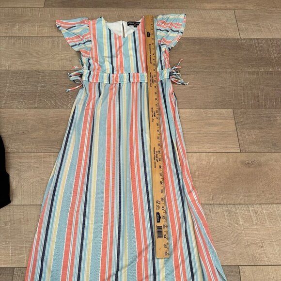 STELLA AND SIENNA STRIPED YOUTH GIRLS DRESS SIZE LARGE - Picture 7 of 8